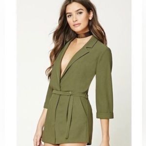 Blazer short romper